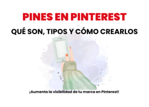 Mano con un celular en watercolor qué habla de Pines en Pinterest